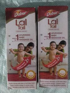 Dabur Lal Tail Ayurvedic Baby Massage Oil - 2 Pack