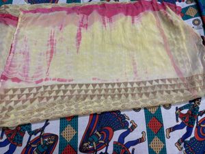 Printed Yellow Dupatta