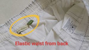 Women L Checked White Trousers Rarely Used