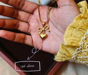 Bow And Heart Chain🎀 (pookie Chain)