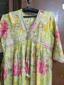 Alia Cut Kurti Pant Set