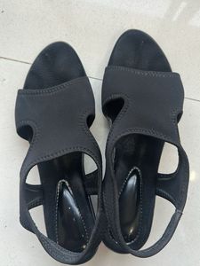 Black Heeled Sandals