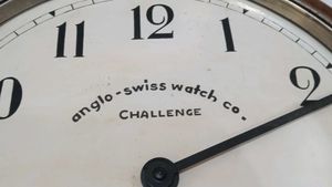 Vintage Anglo-Swiss Wall Clock