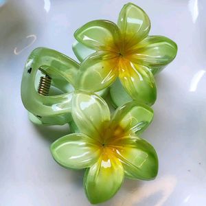 Floral Hair Claw Clip