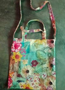 Orginal Adidas Floral Print Tote Bag