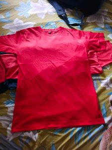 Red Casual T-Shirt