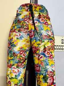 Pintrest Korean Chromatic Flared High Waist Trouse