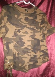 Camouflage Print Tee