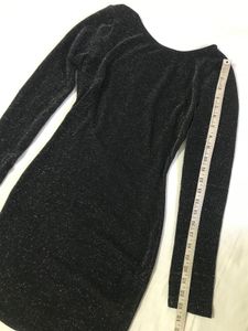 Black With Shimmers Party Wear Bust 34-38