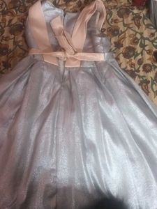 Sparkly Silver &amp; Pink Dress