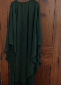 Green Color Abaya