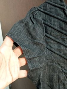 Stylish charcoal black Mini Dress