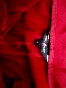 Burgundy Casual Pants