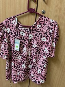 Pink Floral Top