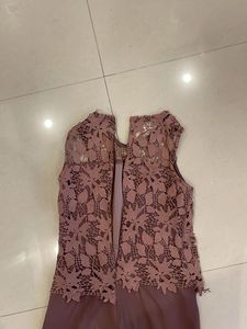 Mauve Lace Jumpsuit