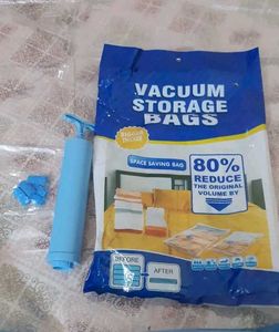 5 Pack Vacuum Bags for Travel with Hand Pump