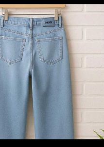 Light Wash Wide Leg Jeans