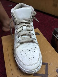 White High-Top Sneakers