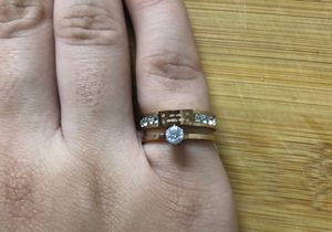 Gold Tone "Love Forever" Ring❤️