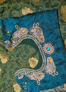 Pattu Saree With Heavy Blouse 💖