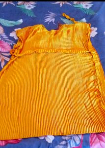 Yellow Golden Kaftan Set