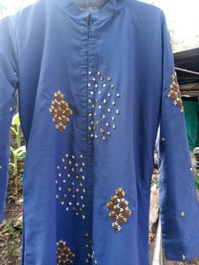 Blue Party Wear Gown For Girls