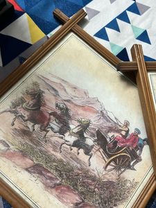 Vintage Framed Artwork (Set of 2)