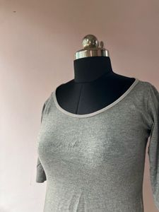 Grey Sleeve Top