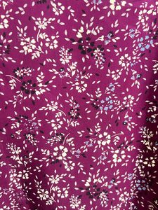 Purple Top With Flower Details