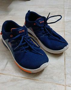 Bruton Navy Blue Casual Shoes