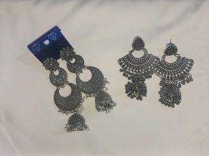 New Oxidised Earringss
