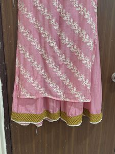 Pink Embroidered Kurta Set