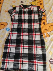 Chic Plaid Mini Dress