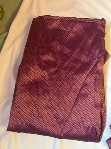 Magenta Ready to wear saree with blouse piece