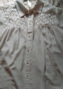 Vintage Lace Detail Blouse