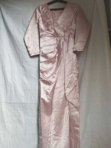 Elegant Pink Maxi Dress