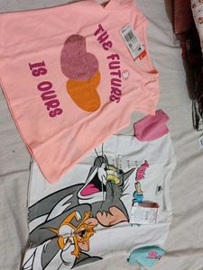 Cute Girls' T-Shirt Set