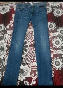 Dark Blue Denim Jeans