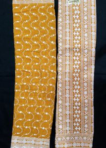 Georgette Chikankari Semi Stitched Suit