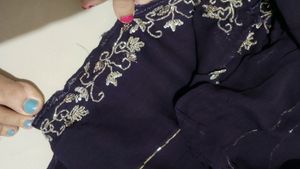 Wine Colour Crop Top With Skirt