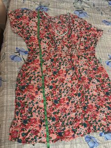 Floral Print Mini Dress