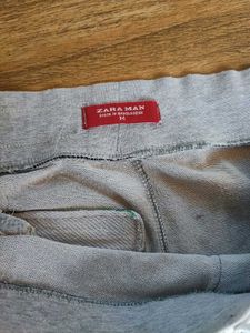 Zara man Melange Gray Casual Joggers