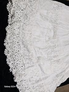 White Off Shoulder Lace Dress