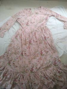 Pink Floral Frock