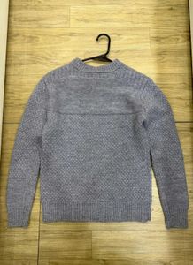 Gray Textured Winter Top - Size S