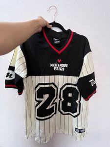 Mickey Mouse Baseball Jersey - Size XXS