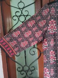 Black Floral Print Dress