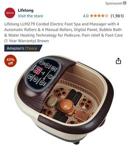 Foot Massager New