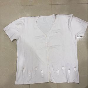 Vintage Floral Cardigan T-shirt