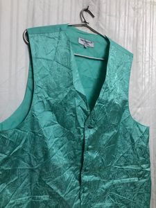 Vesuvio Napoli Cyan Formal Vest